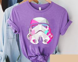 retro disney star wars shirt | stormtrooper geometricprism helmet t-shirt | galaxy's edge | star wars day tee | star war