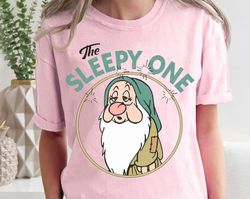 retro 90s the sleepy one shirt | snow white and seven dwarfs t-shirt | sleepy dwarf disney tee | disneyland trip outfits