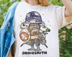retro disney star wars day shirt | the rise of skywalker babu frik droidsmith t-shirt | galaxy's edge holiday tee | may