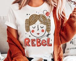 retro disney star wars shirt | princess leia rebel doodle drawing pro choice t-shirt | galaxy's edge | star wars day tee