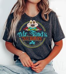 retro mr. toad's taxi service shirt | mr. toad's wild ride t-shirt | disneyland family trip tee disney gift | wdw outfit