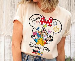 custom disney trip 2024 family shirt | minnie and mickey 2024 t-shirt | disneyworld matching family tee | disney trip 20