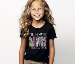 kid taylor eras tour youth shirt, retro taylor the eras tour shirt kid youth, eras tour shirt, swiftie merch for kid, co