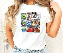 disney pixar collection character shirt, disney shirt, disneyland shirt, magic kingdom holiday unisex family birthday gi