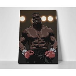mike tyson boxing poster or canvas