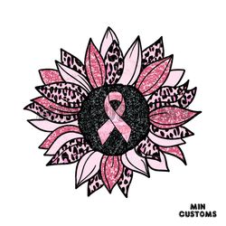 sunflower breast cancer sublimation png