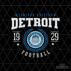 vintage detroit football we are built for this svg