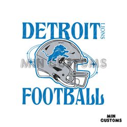 gameday detroit lions football helmet svg