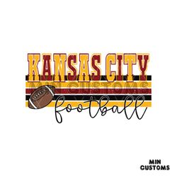 retro kansas city football team svg