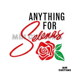 retro anything for selenas roses svg