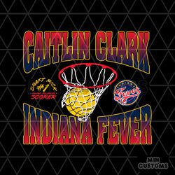 caitlin clark indiana fever draft pick 1st svg