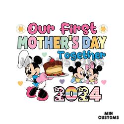 our first mothers day together 2024 disney mom png