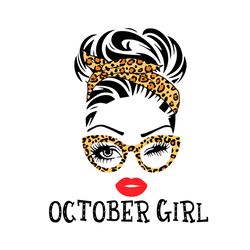 october girl svg, birthday svg, birthday girl svg, girl svg, born in october svg, october svg, girl birthday svg, white