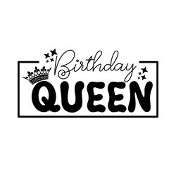 birthday queen svg file digital