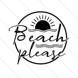 beach please svg