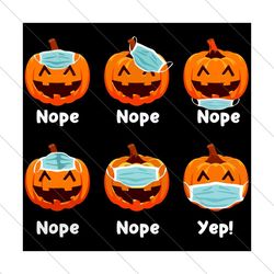 Pumpkin Halloween nope bundle,Halloween svg, Halloween gift, Halloween SVG File