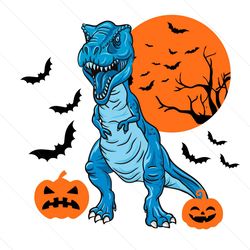 halloween t rex dinosaur svg