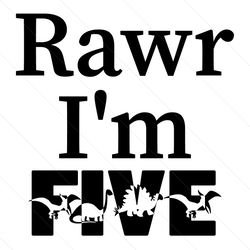 rawr im five svg