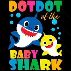 dotdot of the baby shark svg file digital