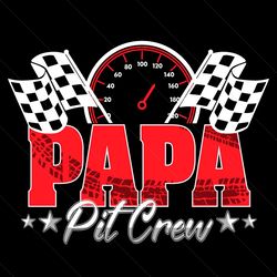 pit crew papa svg file digital