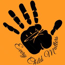 every child matters hand print svg