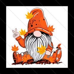 fall gnome svg