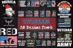 30 designs veteran bundle svg, vietnam veteran svg, fallen soldier svg