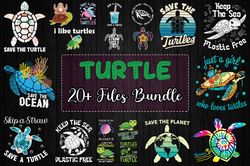 20 files turtle bundle svg, turtle svg, turtle vector, turtle clipart, sea turtle svg, save the turtle svg, save the oce