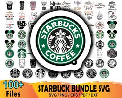 100 starbuck logo bundle svg, starbucks svg, starbucks template