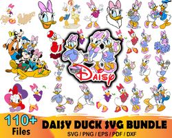 110 daisy duck svg bundle, disney svg, daisy duck vector