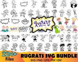 224 rugrats bundle svg, rugrats svg, rugrats vector, rugrats clipart