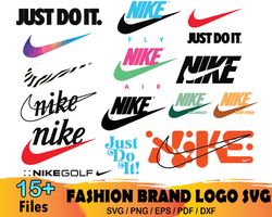 15 nike bundle svg, nike logo svg, nike vector, just do it svg