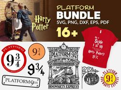 16 harry potter platform, trending svg, harry potter platform