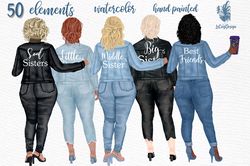 curvy girls plus size girls clipart graphic png, girl clipart, girl sublimation