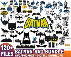 120 designs batman bundle svg file digital