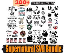 supernatural svg bundle file digital