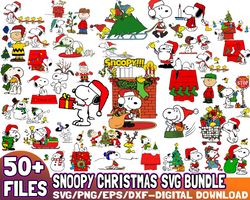 snoopy christmas svg bundle design