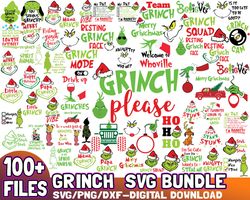 grinch svg bundle, grinchmas svg, cartoon svg, instant download svg design