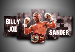 boxing  billy joe saunders  sport 5 panel canvas art wall decor