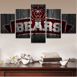 chicago bears 6  sport 5 panel canvas art wall decor