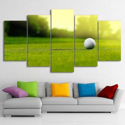 golf course ball poster  sport 5 panel canvas art wall decor