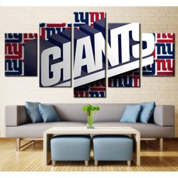 new york giants canvas wall art cheap for living room wall decor