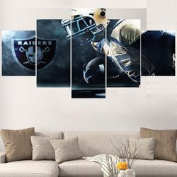 oakland raiders canvas wall art cheap for living room bedroom wall decor