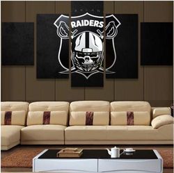 oakland raiders wall art cheap for living room wall decor football 1