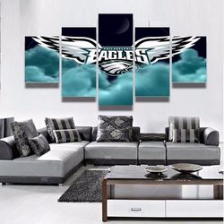 philadelphia eagles canvas wall art cheap for living room wall decor football