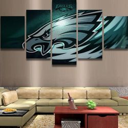 philadelphia eagles canvas wall art cheap for living room wall decor