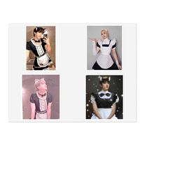 stray kids maid stickers, stray kids funny, skz stickers,stray kids stickers, kpop gift, aesthetic skz room decor, skz g