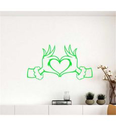 grinch hands wall decal vinyl sticker hands making