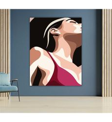 desire canvas wall art, abstract painting, modern home