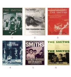 the smiths band albums poster, vintage the smiths